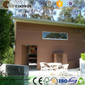 outdoor anti-uv color stable wood like composite wall coverings